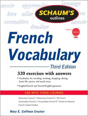 Book Schaum's Outline of French Vocabulary (Schaum's Outlines) (French and English Edition) free