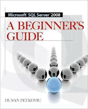 Book Microsoft SQL Server 2008: A Beginner's Guide free