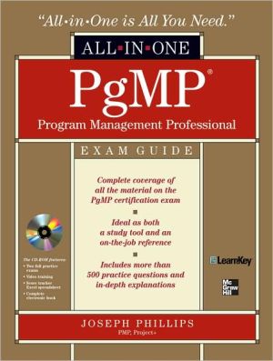 Book PgMP Program Management Professional All-in-One Exam Guide free