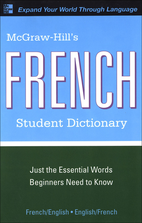 Book McGraw-Hill's French Student Dictionary (McGraw-Hill Dictionary Series) free