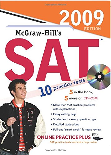 Book McGraw-Hill's SAT with CD-ROM, 2009 Edition (Mcgraw Hill's Sat (Book & Cd Rom)) free