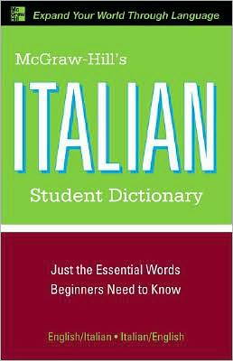 Book McGraw-Hill's Italian Student Dictionary (McGraw-Hill Dictionary) free