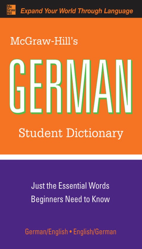 Book McGraw-Hill's German Student Dictionary (McGraw-Hill Dictionary Series) (German Edition) free