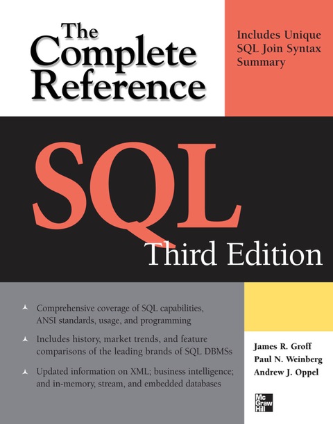 Book SQL The Complete Reference, 3rd Edition free