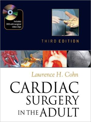 Book Cardiac Surgery in the Adult, Third Edition free