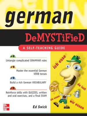 Book German Demystified free