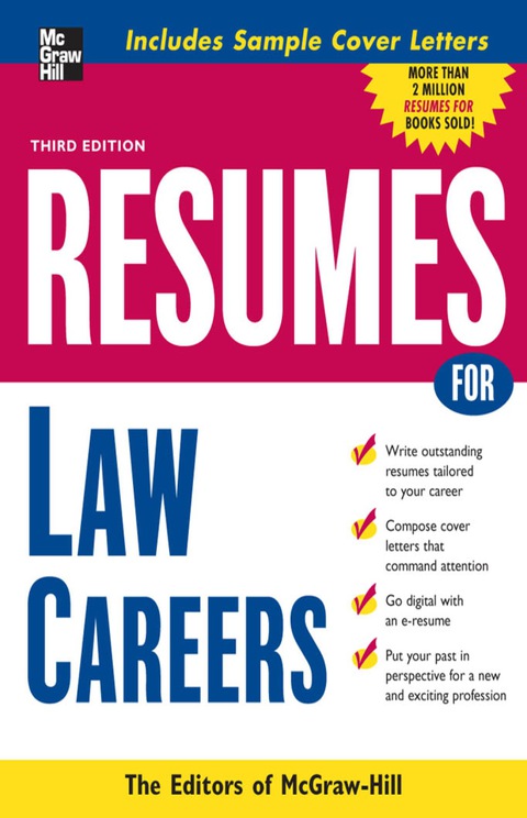 Book Resumes for Law Careers free