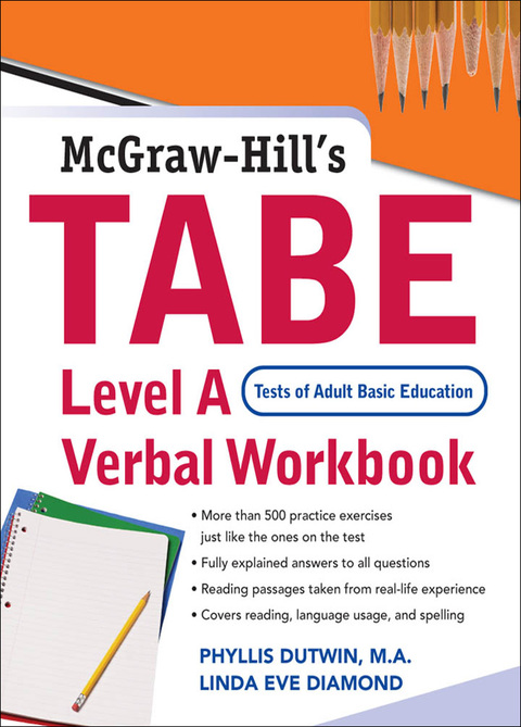 Book TABE Level A Verbal Workbook free