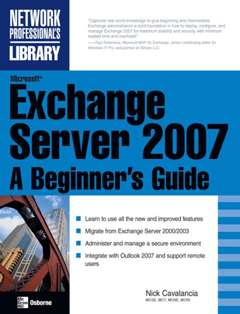 Book Microsoft Exchange Server 2007: A Beginner's Guide free