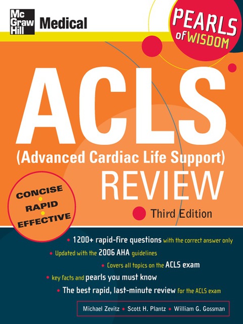 Book ACLS (Advanced Cardiac Life Support) Review: Pearls of Wisdom, Third Edition free
