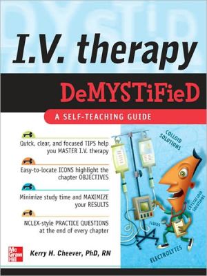 Book IV Therapy Demystified: A Self-Teaching Guide free