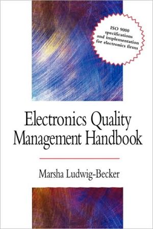 Book Electronics Quality Management Handbook free
