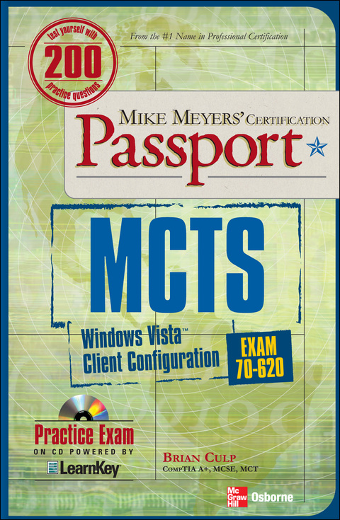 Book MCTS Windows Vista Client Configuration Passport (Exam 70-620) free