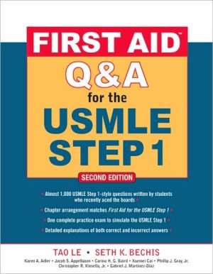 Book First Aid Q&A for the USMLE Step 1, Second Edition (First Aid USMLE) free