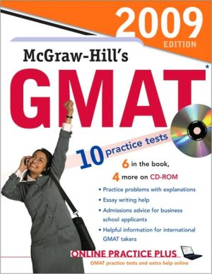 Book McGraw-Hill's GMAT with CD-ROM, 2009 Edition (McGraw-Hill's GMAT (W/CD)) free