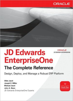 Book JD Edwards EnterpriseOne, The Complete Reference (Oracle Press) free