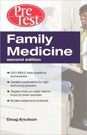 Book Family Medicine PreTest Self-Assessment & Review, Second Edition (PreTest Clinical Medicine) free