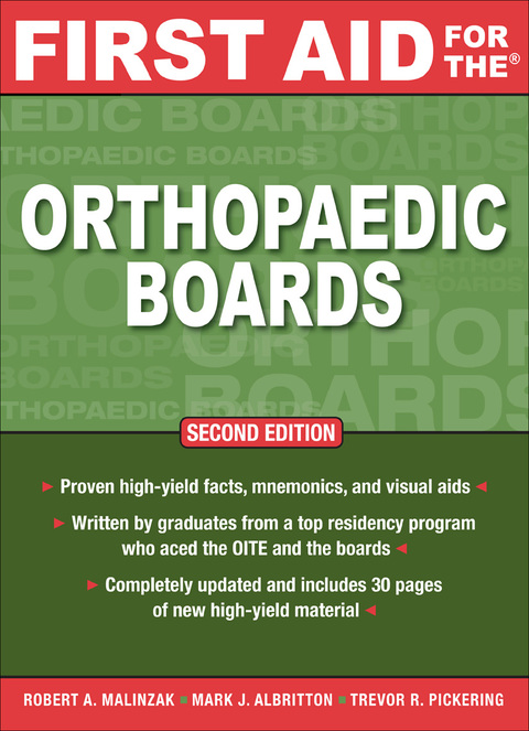 Book First Aid for the Orthopaedic Boards, Second Edition free