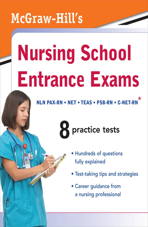 Book McGraw-Hill's Nursing School Entrance Exams free
