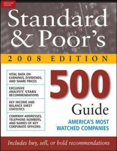Book Standard And Poor's 500 Guide 2008 Edition (Standard & Poor's 500 Guide) free
