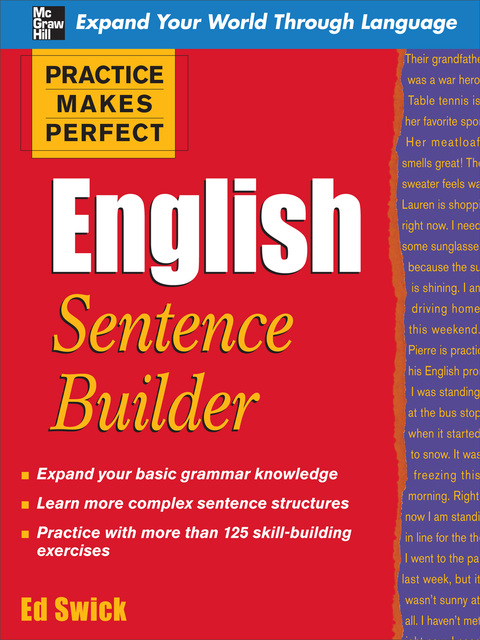 Book Practice Makes Perfect English Sentence Builder (Practice Makes Perfect Series) free