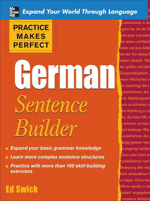 Book Practice Makes Perfect German Sentence Builder (Practice Makes Perfect Series) (German Edition) free