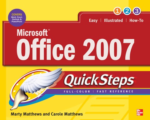 Book Microsoft Office 2007 QuickSteps free