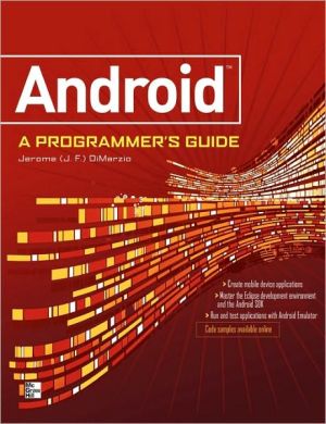 Book ANDROID A PROGRAMMERS GUIDE free