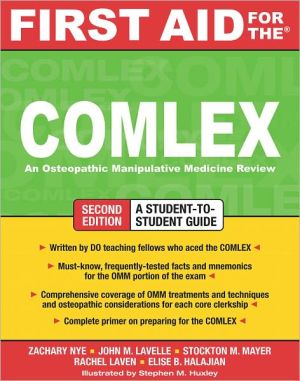 Book First Aid for the COMLEX, Second Edition (First Aid Series) free