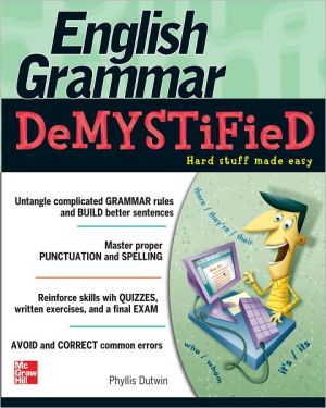 Book English Grammar Demystified: A Self Teaching Guide free