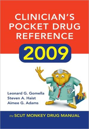 Book Clinician's Pocket Drug Reference 2009 free