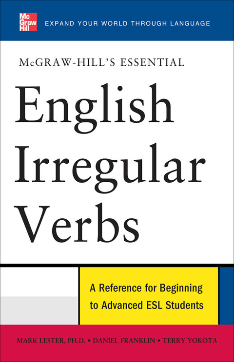 Book McGraw-Hill's Essential English Irregular Verbs (McGraw-Hill ESL References) free