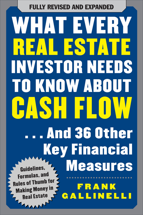 Book What Every Real Estate Investor Needs to Know About Cash Flow... And 36 Other Key Financial Measures free
