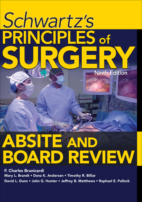 Book Schwartz's Principles of Surgery ABSITE and Board Review, Ninth Edition free