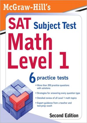 Book McGraw-Hill's SAT Subject Test: Math Level 1, 2/E free