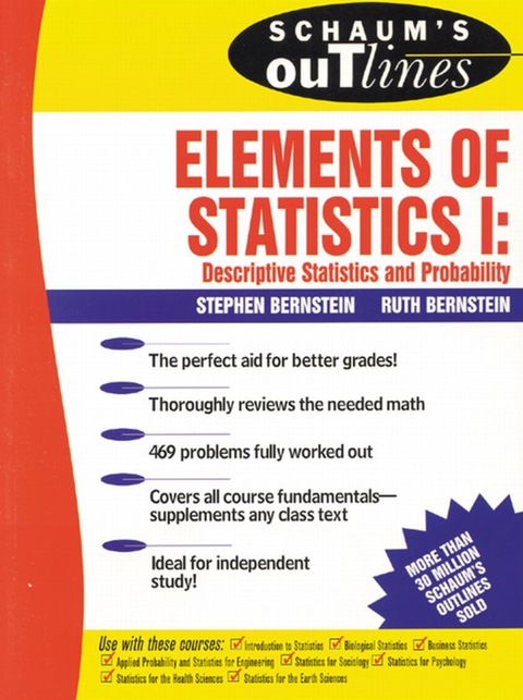 Book Schaum's Outline of Elements of Statistics I: Descriptive Statistics and Probability (Schaum's Outlines) free
