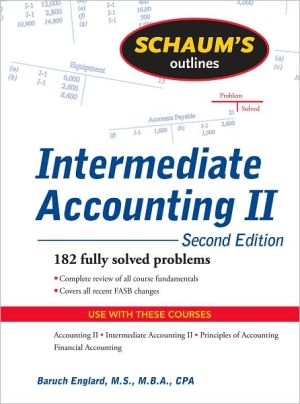 Book Schaum's Outline of Intermediate Accounting II, 2ed (Schaum's Outlines) free