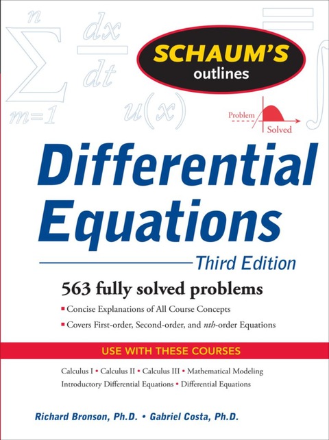 Book Schaum's Outline of Differential Equations, 3ed free