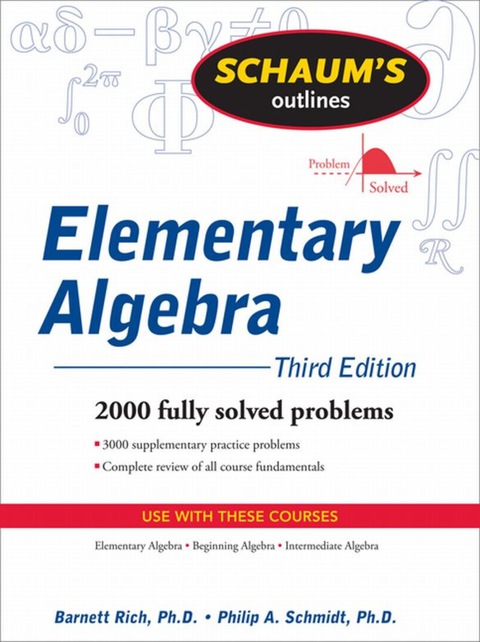 Book Schaum's Outline of Elementary Algebra, 3ed (Schaum's Outlines) free