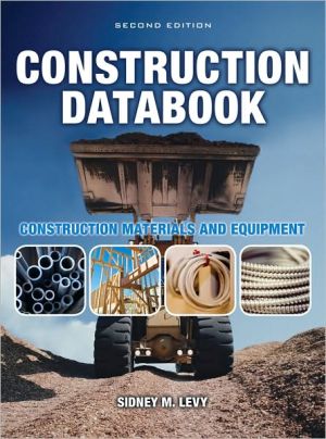 Book Construction Databook: Construction Materials and Equipment: Construction Materials and Equipment free