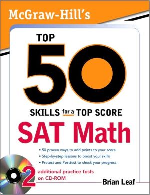 Book McGraw-Hill's Top 50 Skills for a Top Score: SAT Math free