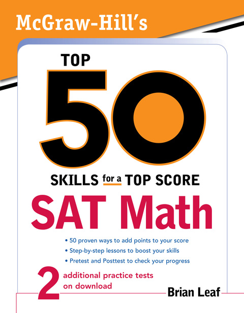 Book McGraw-Hill's Top 50 Skills for a Top Score: SAT Math free