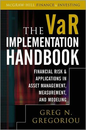 Book The VAR Implementation Handbook (McGraw-Hill Finance & Investing) free