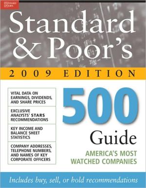 Book Standard & Poor's 500 Guide 2009 PB (Standard & Poor's 500 Guide) free