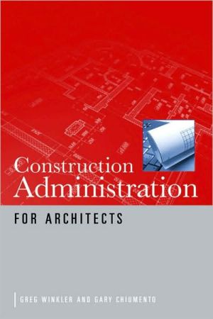 Book Construction Administration for Architects free