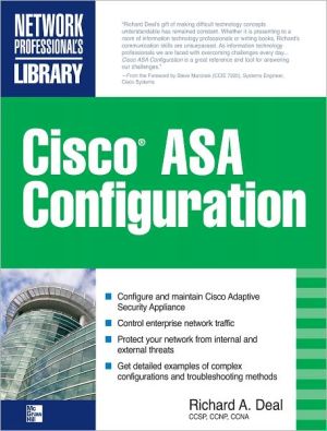 Book Cisco ASA Configuration (Network Professional's Library) free