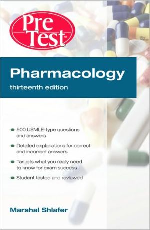 Book Pharmacology: PreTest Self-Assessment and Review, Thirteenth Edition (PreTest Basic Science) free