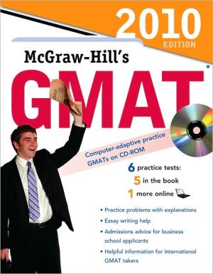 Book McGraw-Hill's GMAT with CD-ROM, 2010 Edition (McGraw-Hill's GMAT (W/CD)) free