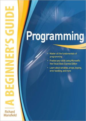 Book Programming A Beginner's Guide free