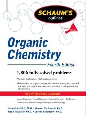 Book Schaum's Outline of Organic Chemistry, Fourth Edition (Schaum's Outline Series) free